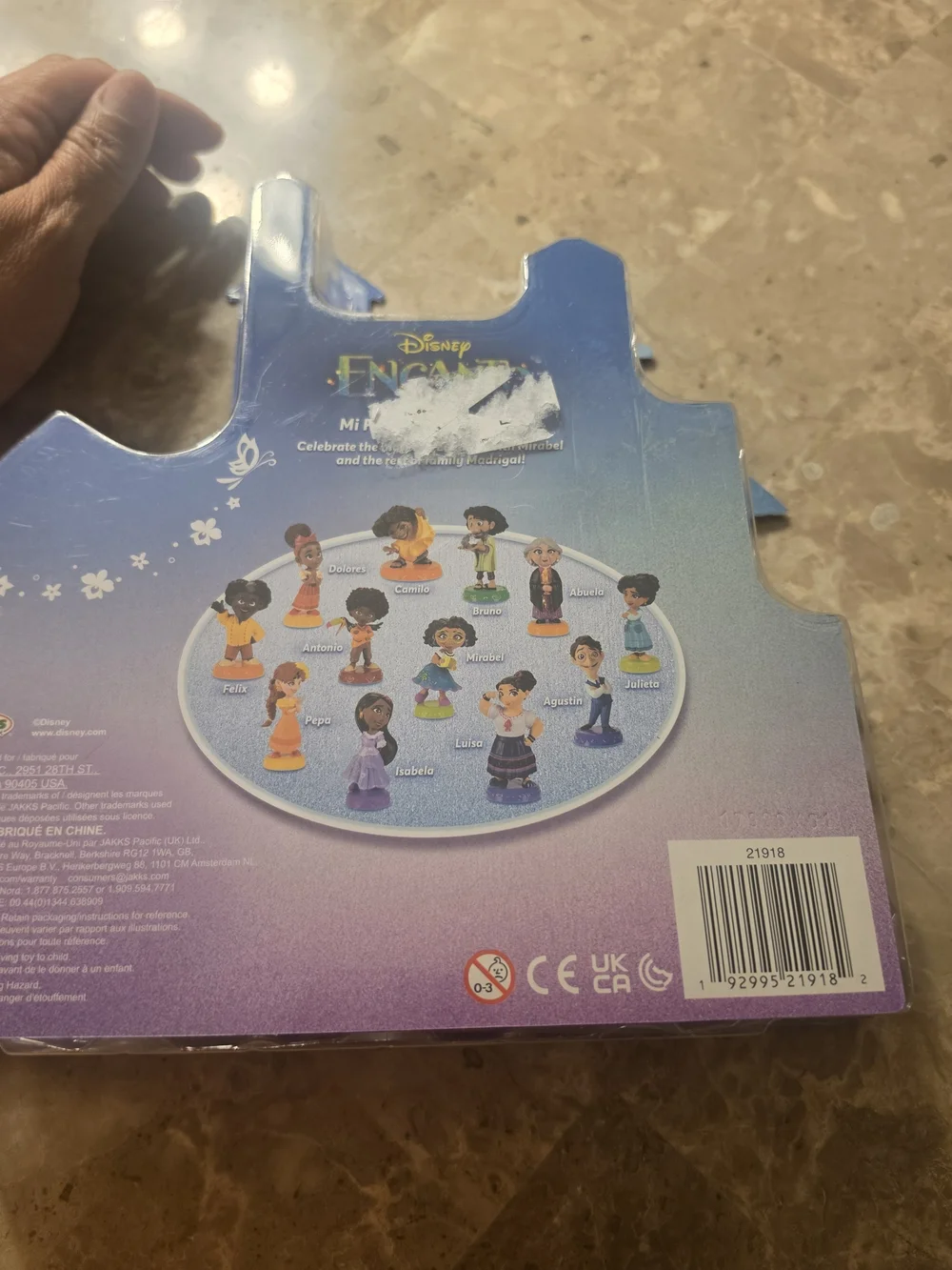 Disney Encanto Mi Familia Figurine Set - Green, Yellow, Purple, Blue, Orange